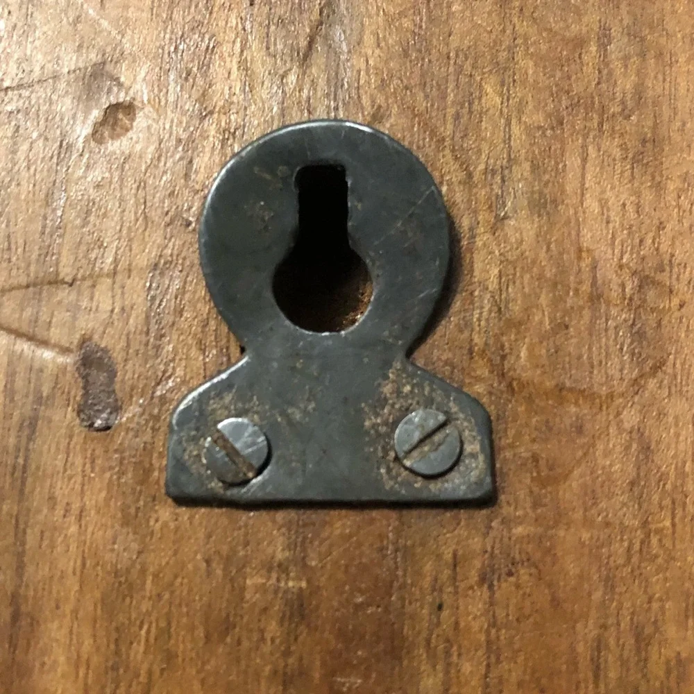 Large Rustic Solid Hand Carved Wood Wall Coat Keys Entryway Hook VTG 14.75”X6.5”